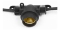 Girlanda ogrodowa Maclean MCE410 czarna 10m 10x E27 - 2327896