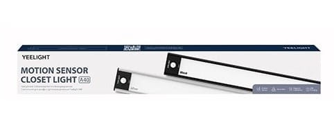 Lampka podszafkowa z czujnikiem ruchu Yeelight Closet Light 20cm (czarny, 2700 K) - 2328010