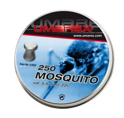 Śrut 5,5mm UMAREX Mosquito płaski 250szt (4.1920.1) - 2328381