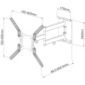 Uchwyt ścienny Techly 23"-55", 45kg obrotowy - 1464415