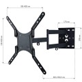 Uchwyt ścienny Techly 23"-55", 45kg obrotowy - 1464407
