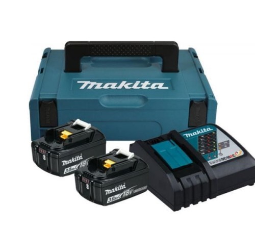 MAKITA ZESTAW ZASILAJĄCY 18V (BL1830Bx2+DC18RC) MAKPAC - 1972169