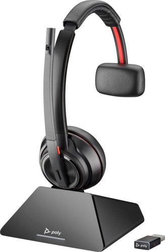 Poly Savi 8210 Office DECT 1880-1900 MHz Single Ear Headset EMEA - INTL English Loc  Euro plug - 2062341