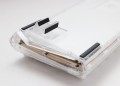 Biała mini klawiatura do gier Ducky One 3 Aura, RGB LED - MX-Speed-Silver (US) - 2125531