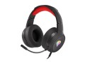 Słuchawki z mikrofonem Genesis Neon 200 RGB Gaming podświetlenie RGB czarno-czerwone - 2127087