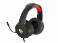 Słuchawki z mikrofonem Genesis Neon 200 RGB Gaming podświetlenie RGB czarno-czerwone - 1030128