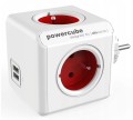 Przedłużacz allocacoc PowerCube Original 2202RD/FROUPC (kolor czerwony) - 752225