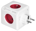 Przedłużacz allocacoc PowerCube Original 2202RD/FROUPC (kolor czerwony) - 2331534