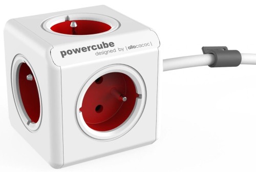 Przedłużacz allocacoc PowerCube Extended 2304/FREXPC (3m; kolor czerwony) - 1310401