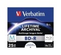 M-DISC BD-R Verbatim 25GB X4 Printable (5 Jewel Case) - 2281221
