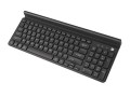 Klawiatura bezprzewodowa Natec Felimare US Bluetooth + 2.4GHz, slim uchwyt na telefon/tablet czarna - 2229331