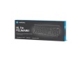 Klawiatura bezprzewodowa Natec Felimare US Bluetooth + 2.4GHz, slim uchwyt na telefon/tablet czarna - 1194907