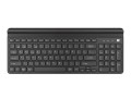 Klawiatura bezprzewodowa Natec Felimare US Bluetooth + 2.4GHz, slim uchwyt na telefon/tablet czarna - 1194905