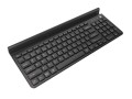 Klawiatura bezprzewodowa Natec Felimare US Bluetooth + 2.4GHz, slim uchwyt na telefon/tablet czarna - 2333477