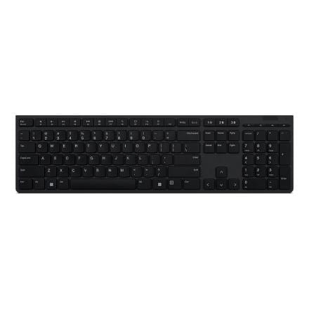 Lenovo | Profesjonalna bezprzewodowa klawiatura ładowalna | 4Y41K04068 | Klawiatura | Bezprzewodowy | Stany Zjednoczone | Szary | Nożyczki przełączają klucze - 2284221