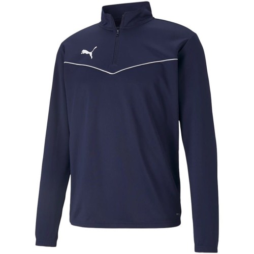 Bluza męska Puma teamRISE 1 4 Zip Top Peacoat-Pu granatowa 657394 06 M - 2064004