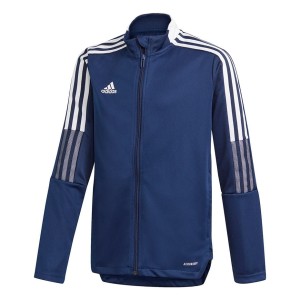Bluza dla dzieci adidas Tiro 21 Track granatowa GK9662  116cm