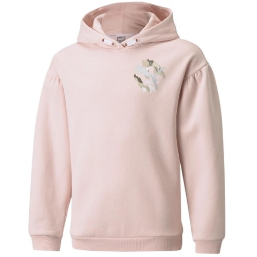 Bluza dla dzieci Puma Alpha Hoodie FL jasnoróżowa 589232 36 128cm - 2064755
