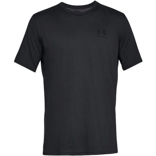 Koszulka męska Under Armour Sportstyle Left Chest SS czarna 1326799 001 S - 2065060
