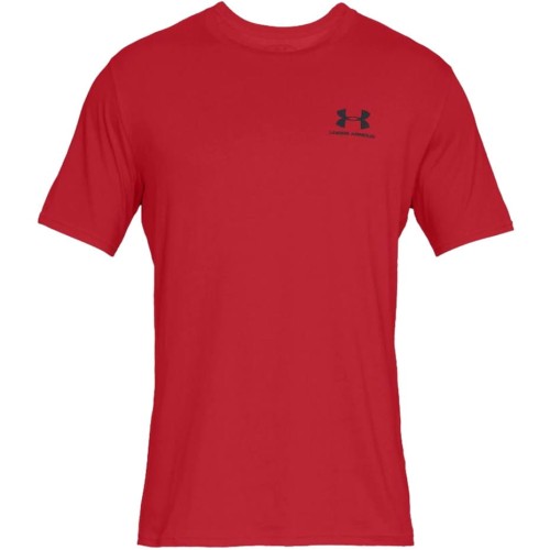 Koszulka męska Under Armour Sportstyle Left Chest SS czerwona 1326799 600 S - 2065029