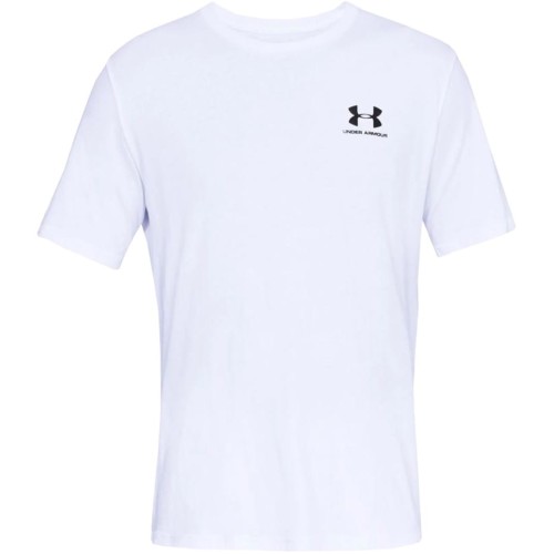 Koszulka męska Under Armour Sportstyle Left Chest SS biała 1326799 100 M - 2075543