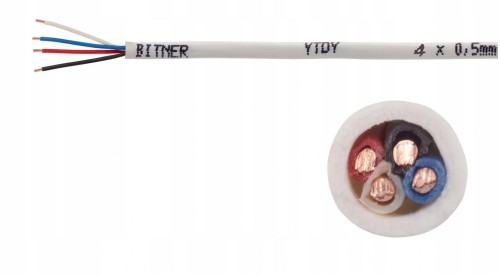 PRZEWÓD ALARMOWY DOMOFONOWY BITNER YTDY 12X0,5 - 100M - 2328266