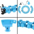 Hula Hop HMS HHW01 z obciążnikiem i wypustkami niebieski + pas BR163 czerwony w zestawie - 1695956