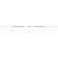 Gryf prosty olimpijski 20kg/2200mm z zaciskami Lock Jaw HMS GO700 - 1072664