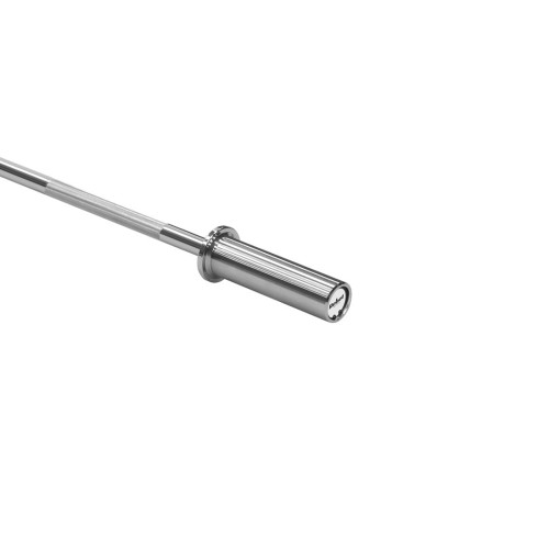 Gryf olimpijski prosty z łożyskami, sztanga olimpijska z łożyskami 120cm 9kg REBEL ACTIVE - 2253959