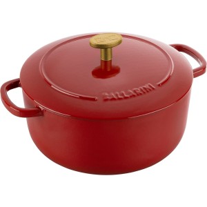 Garnek żeliwny okrągły BALLARINI BELLAMONTE 2.6 ltr, czerwony