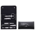 Zestaw do manicure Zwilling Classic Inox – czarne, skórzane etui, 5 elementów - Czarny - 2211037