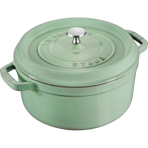 Garnek żeliwny okrągły Staub - 2.6 ltr, Miętowy - 1881521