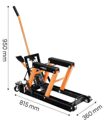 Mobilny podnośnik hydrauliczny do quadów i motocykli. Udźwig 680 kg - 2193887
