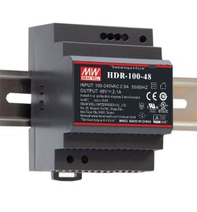 HDR ZASILACZ NA SZYNĘ DIN  92W 3.83A 85-264V AC - 120-370V DC / 24V DC 4M