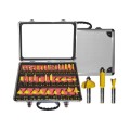 AWTOOLS FREZY DO DREWNA, KOMPLET 35 elem. TRZPIEŃ 8mm - 2152051