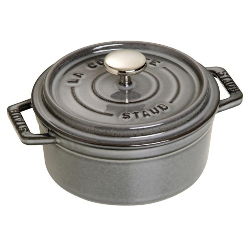 Garnek żeliwny okrągły Staub - 400 ml, Grafitowy - 1941054