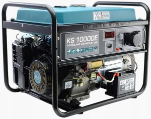 Könner & Söhnen KS 10000E agregat prądotwórczy 7500 W 25 l Benzynowy Czarny, Morski