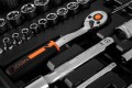 Klucze nasadowe 1/2", 1/4", zestaw 73 szt., CrV - 2194220