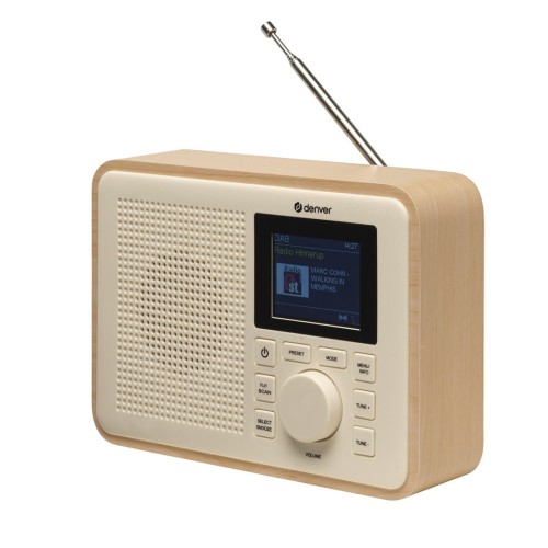 Radio DAB+/FM Denver Greenline DAB-60 light wood - 1920420