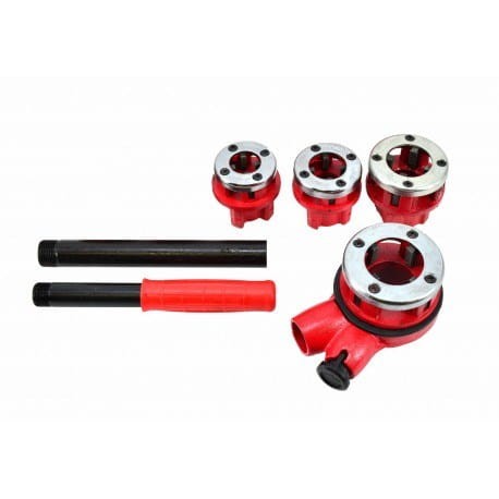 AWTOOLS GWINTOWNICA DO RUR 4szt. 1/2", 3/4", 1", 1-1/4"  ZESTAW WALIZKA - 2152079