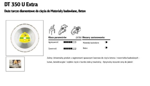 K.TARCZA DIAM.SEG.350x3,0x25,4   DT350U - 2316701