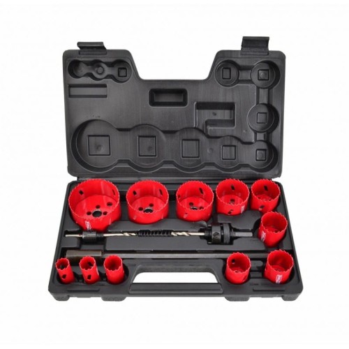 AWTOOLS KOMPLET OTWORNIC BIMETALOWYCH 15 elem. 19-76 mm - 2152230