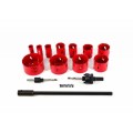 AWTOOLS KOMPLET OTWORNIC BIMETALOWYCH 15 elem. 19-76 mm - 2152228