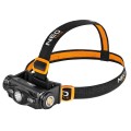 Latarka czołowa akumulatorowa USB 1000 lm czerwony/niebieski CREE LED + LED - 2194537