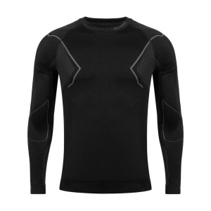 Bluza termoaktywna męska Alpinus Active Base Layer czarno-szara GT43189 2XL