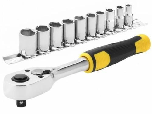 zestaw grzechotka 1/2" i akcesoria 11szt. - 2155828
