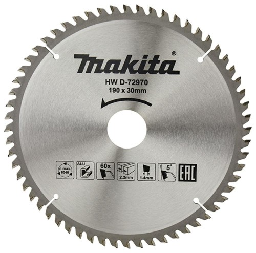 MAKITA PIŁA TARCZOWA  190x30x 60z ECONOM DO ALUMINIUM - 2153083