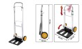 VOREL WÓZEK MAGAZYNOWY SKŁADANY 90KG   78661 - 2155733