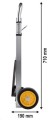VOREL WÓZEK MAGAZYNOWY SKŁADANY 90KG   78661 - 2155729