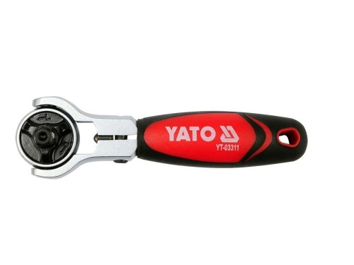 YATO GRZECHOTKA Z OBRTOWĄ GŁOWICĄ 1/4" 2W1 - 2154334